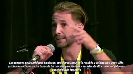 El líder de los mossos separatistas Albert Donaire