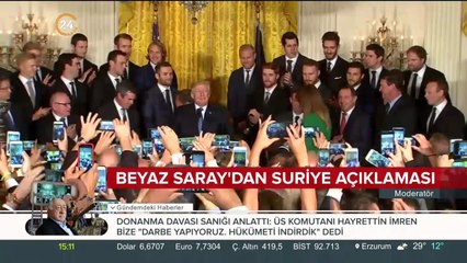 Beyaz Saray'dan Suriye açıkalması