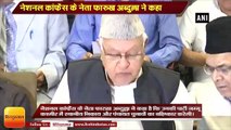 Protect Article 35A or we will boycott JK local elections NC party chief Farooq Abdullah tells Centre