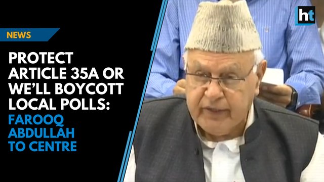 NC demands government to clear stance on Article 35 A ahead of Panchayat elections