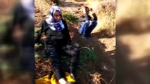 Polis, Suriyeli yaralı kadını 2 kilometre sırtında taşıdı