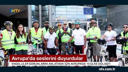 Avrupa'da seslerini duyurdular (10 ülkede pedal çevirdiler)
