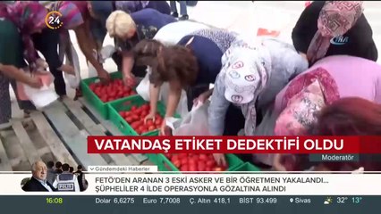 Vatandaş etiket dedektifi oldu