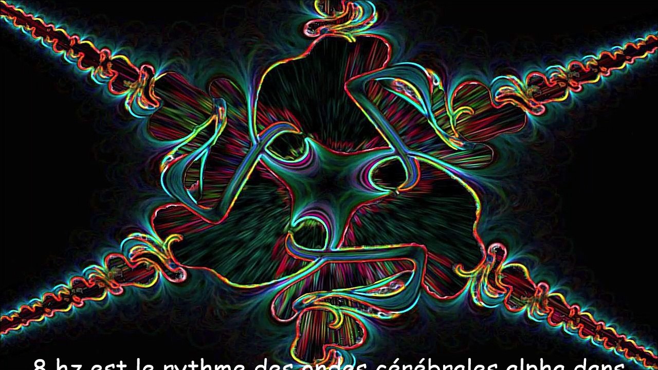 8 hz est le rythme des ondes cérébrales alpha dans lequel nos processeurs parallèles, ou hémisphères cérébraux, sont synchronisés pour tourner ensemble égaux - 30 minutes