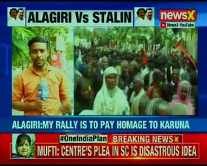 Karuna's son Alagiri reaches memorial, thanked all those who attended the rally