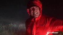 Wind howls ferociously as Reed Timmer braves Gordon's landfall in Alabama