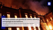 Incendio en el Museo Nacional de Brasil consume 200 años de historia