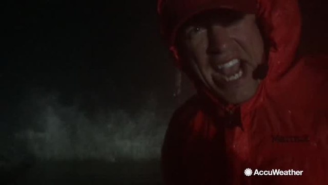 Reed Timmer hammered as Tropical Storm Gordon makes landfall