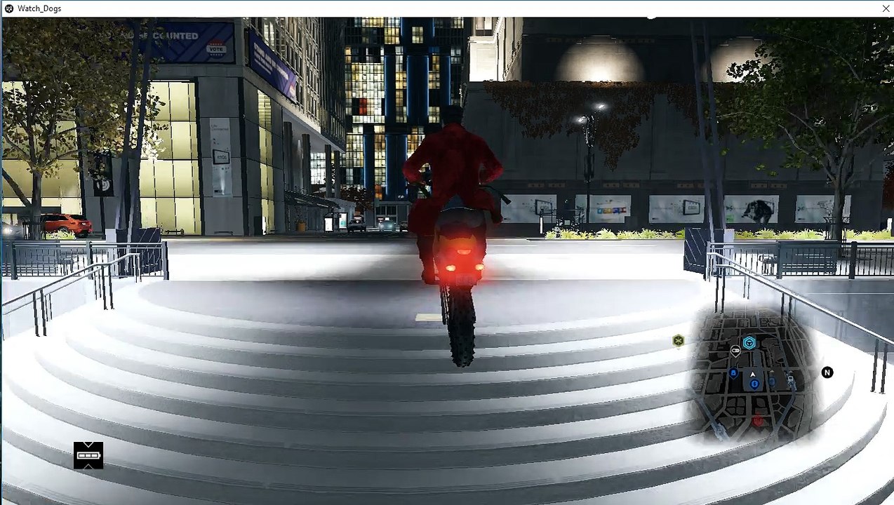 watch dogs amazing  bike stunts