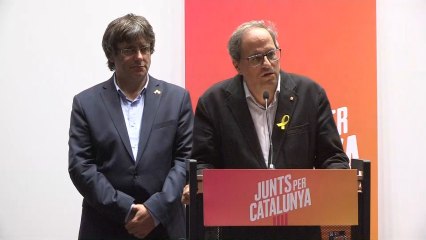 Quim Torra dispuesto "a llegar tan lejos como Puigdemont"