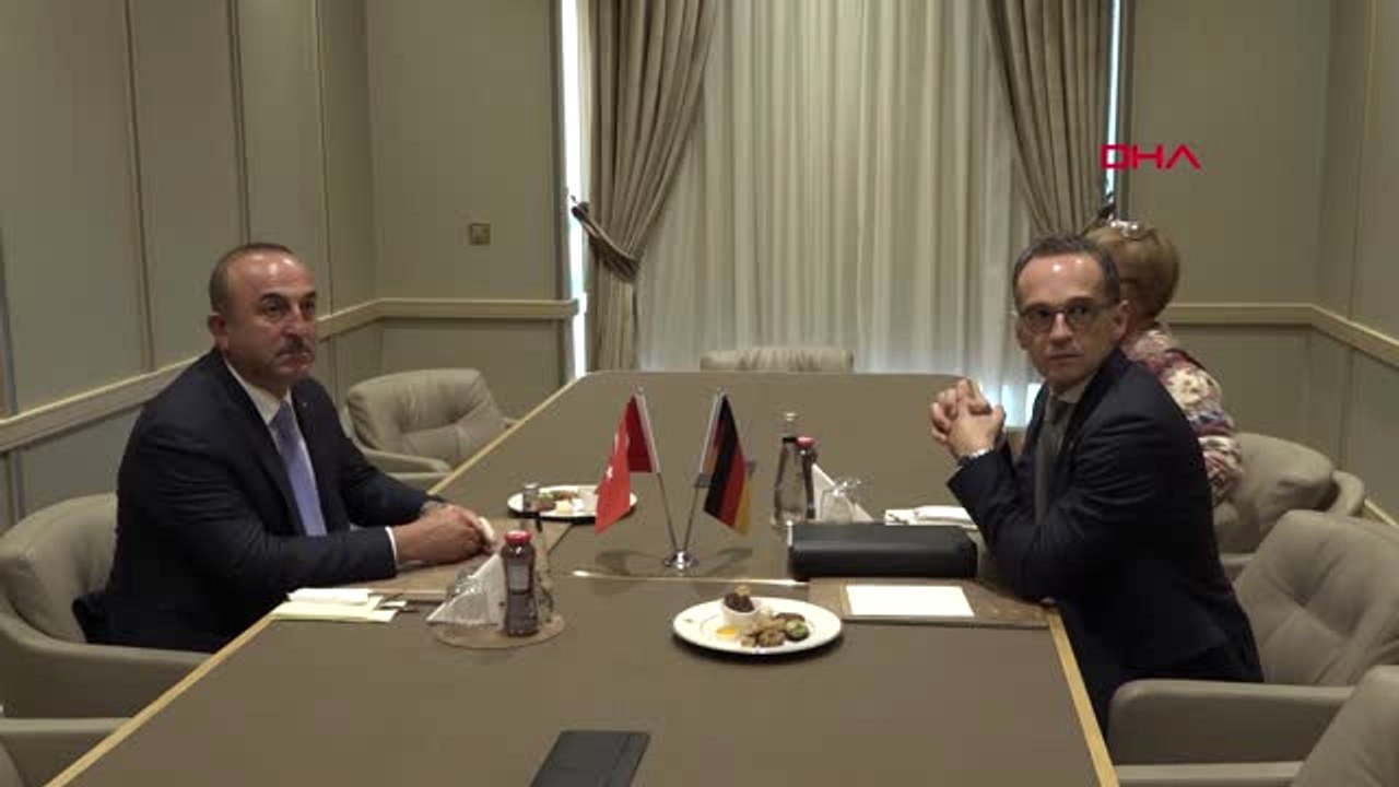 Dışişleri Bakanı Mevlüt Çavuşoğlu, Almanya Dışişleri Bakanı Heiko Maas ile Görüştü