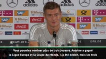 FIFA Football Awards - Kroos : ''Griezmann méritait d'être dans les trois finalistes !''