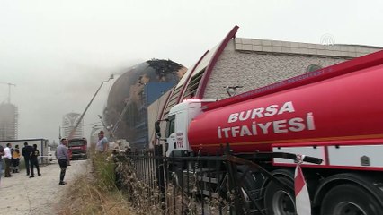 Gökmen Uzay Havacılık ve Eğitim Merkezi inşaatında yangın - BURSA