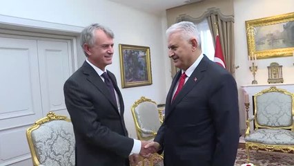TBMM Başkanı Yıldırım, Kanada Büyükelçisi Chris Cooter'ı Kabul Etti