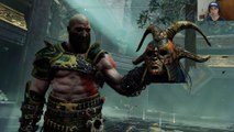 God of War 4 - Valkyrie Kara Boss Battle (PS4 Pro)