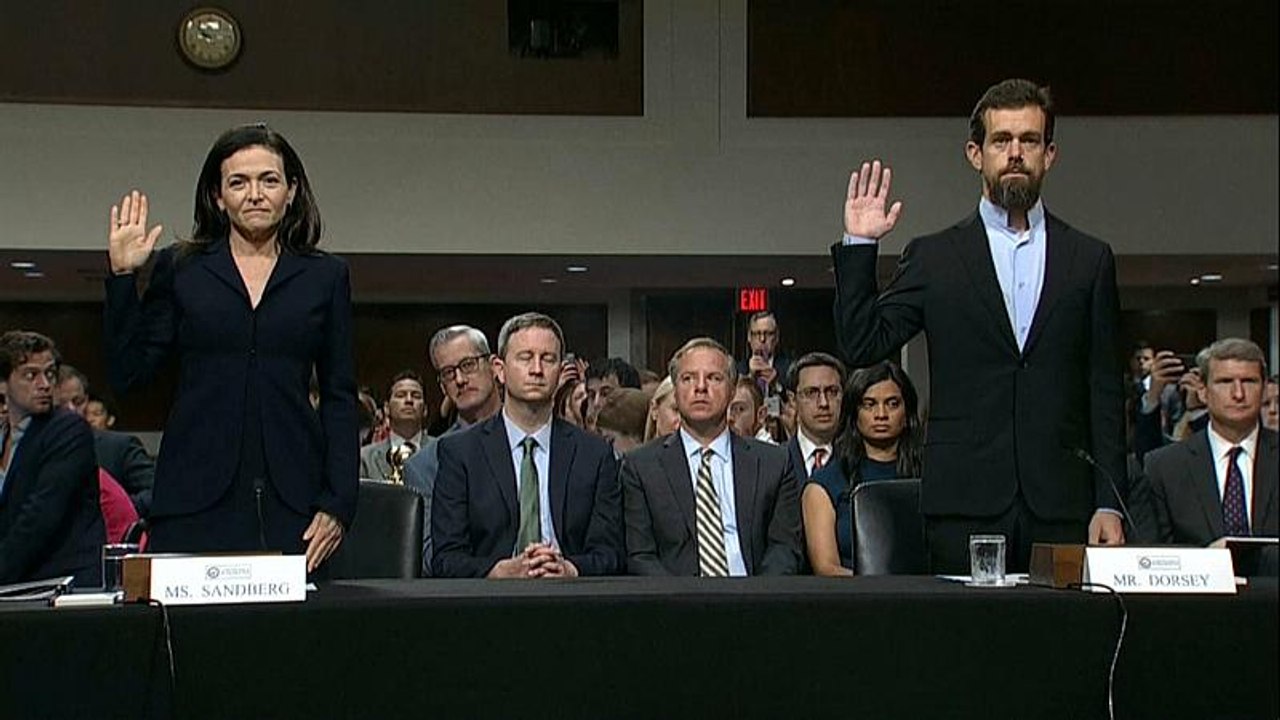 Facebook, Twitter vor US-Senat