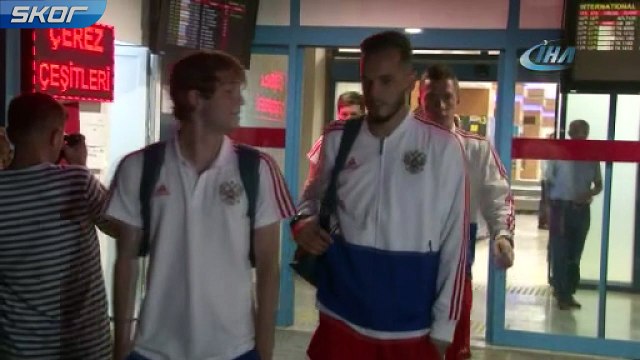 Rusya Milli Takımı Trabzon’a geldi