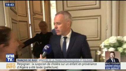 Energie, santé, environnement... François de Rugy "connaît les enjeux sur la table"