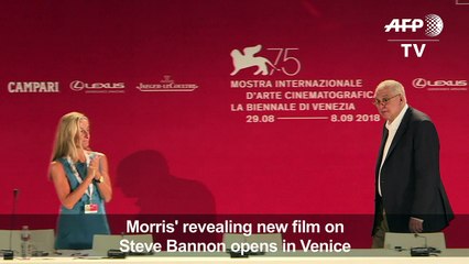 A movie about Steve Bannon presented at Venice Film Festival