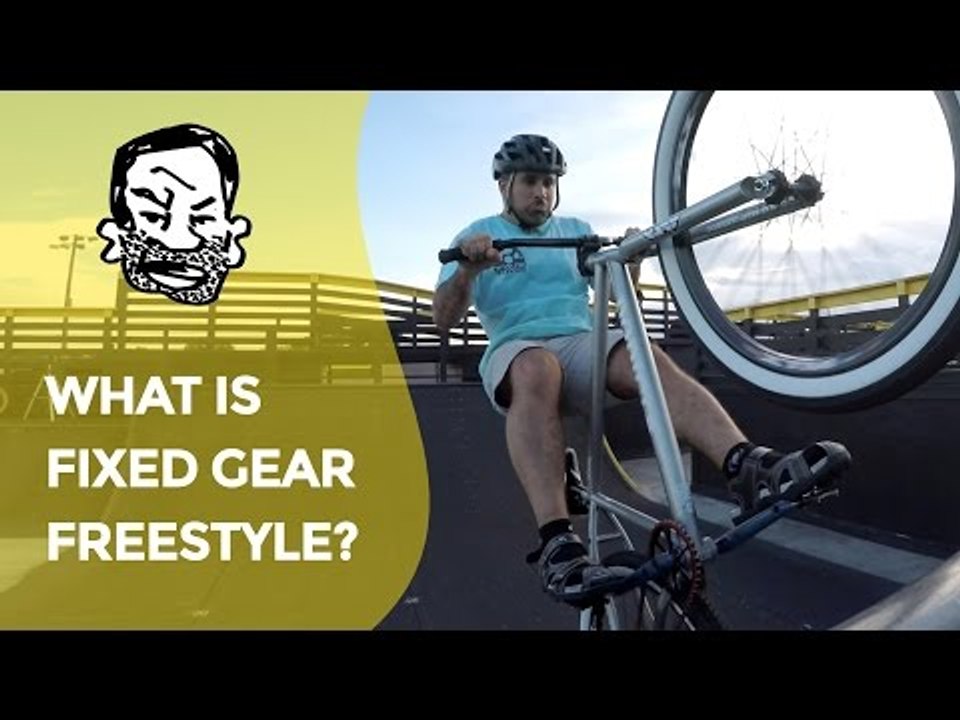 Fixed gear freestyle and injuring my foot