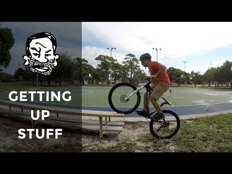 How to get up stuff on a trials bike - MTB Trials for beginners