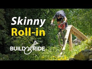 Backyard MTB Drop with Steep Roll in! | Build & Ride