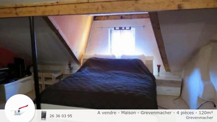 A vendre - Maison - Grevenmacher - 4 pièces - 120m²