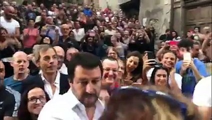 Salvini kiment az olasz nép közé - Ez történt