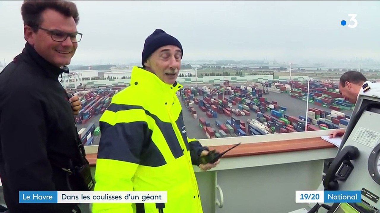 Le Havre : dans les coulisses d'un porte-conteneur géant