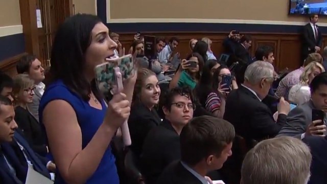GOP Rep. Drowns Out Protester With Auction Chant At Twitter Hearing