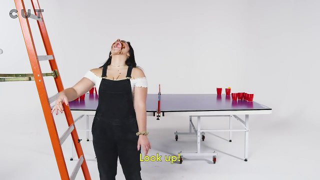 Exes Play Fear Pong (Hana vs. Jacob) | Fear Pong | Cut