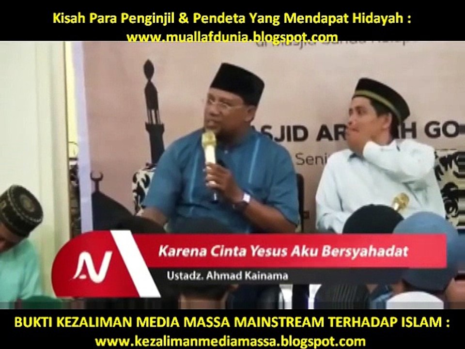 UST. AGUSTINUS CHRISTOVEL, STh (MANTAN PENDETA) : "MASUK ISLAM KARENA CINTA YESUS... RASUL ALLAH"