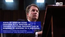 Brett Kavanaugh Ducks Questions on Trump Pardon