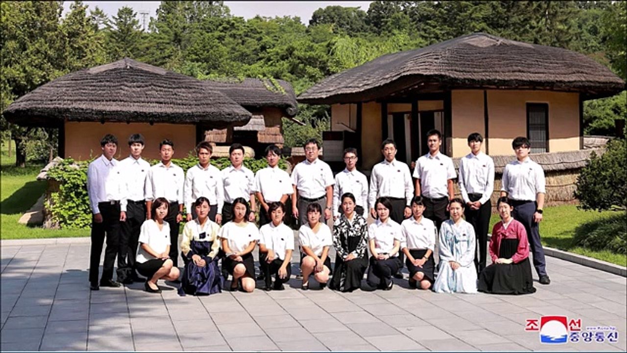 在日本朝鮮留学生同盟代表団万景台訪問、いくつかの場所参観_20180905