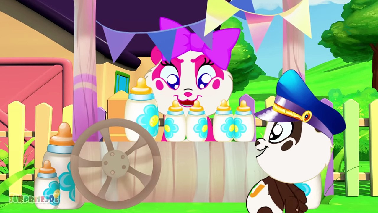 Learn Colors with Body Paint & Finger Family Song - Panda Bo Nursery Rhymes - YouTube