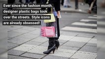 Designer Plastic Bags Are The Trendiest Accessory This Spring