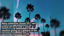 Celebs Are Giving Us a Sneak Peek of 2018's Swimwear Trends