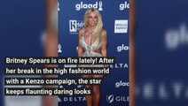 Britney Spears Looks Straight Fire in a Naked Mini Dress