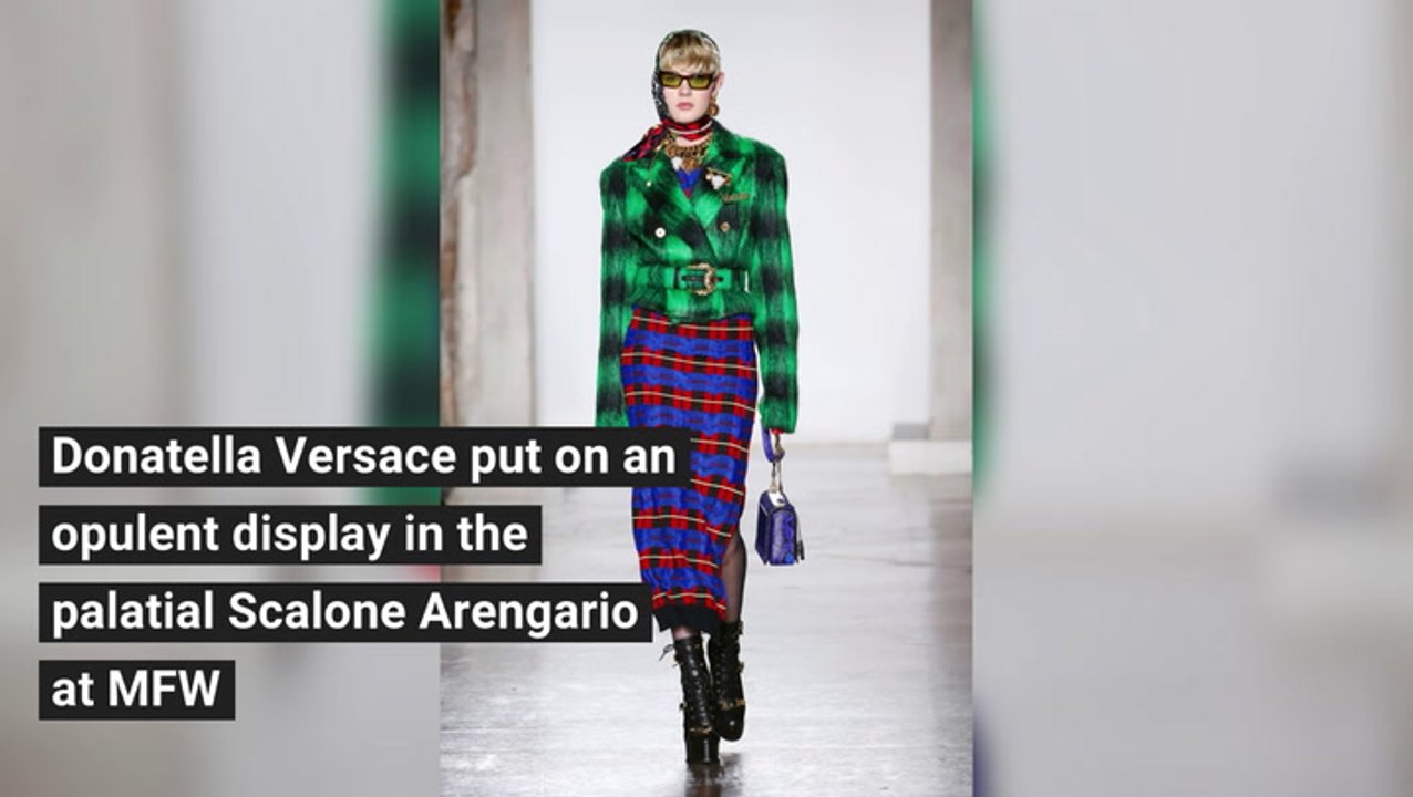 Versace Fall 2018 Collection at MFW