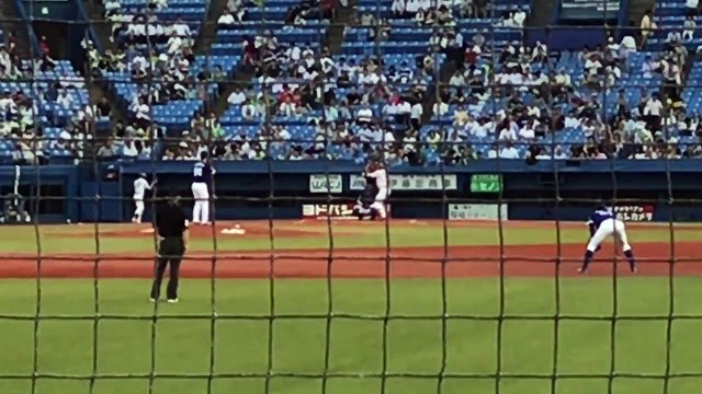 【神宮 ヤクルトVS中日】ヤクルト西浦 中日藤嶋からツーベース