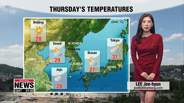 Warm with more clouds, rain at night _ 090618