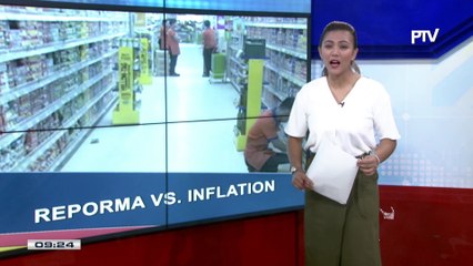 Mga reporma, ipatutupad upang tugunan nag paglobo ng inflation