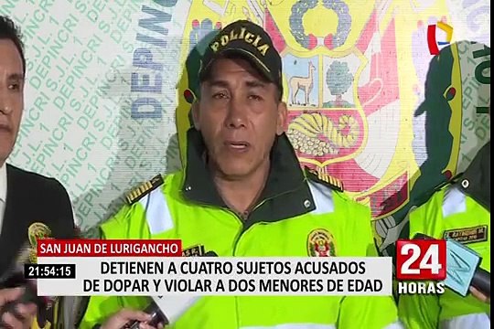 SJL: detienen a cuatro sujetos acusados de violar a dos jóvenes