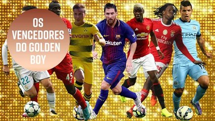 Quais jogadores já ganharam o prêmio Golden Boy?