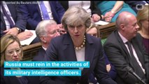 British PM May Calls Out Russia