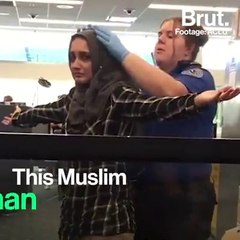 She was made to take her menstrual pad out at a TSA screening.