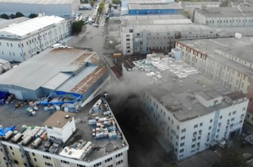 İstanbul'da Fabrikada Yangın !