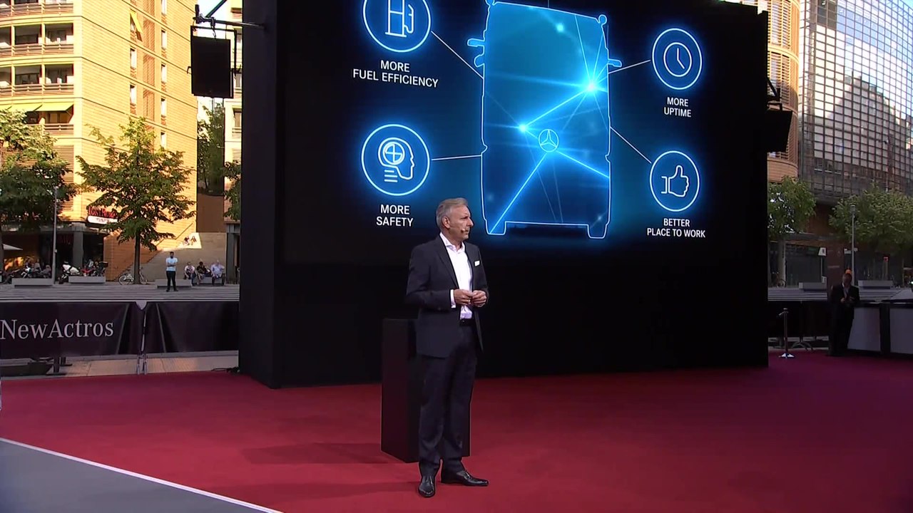 Weltpremiere des neuen Mercedes-Benz Actros - Rede Stefan Buchner (Teil 1)