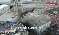 Beylikdüzü'nde fabrika yangını