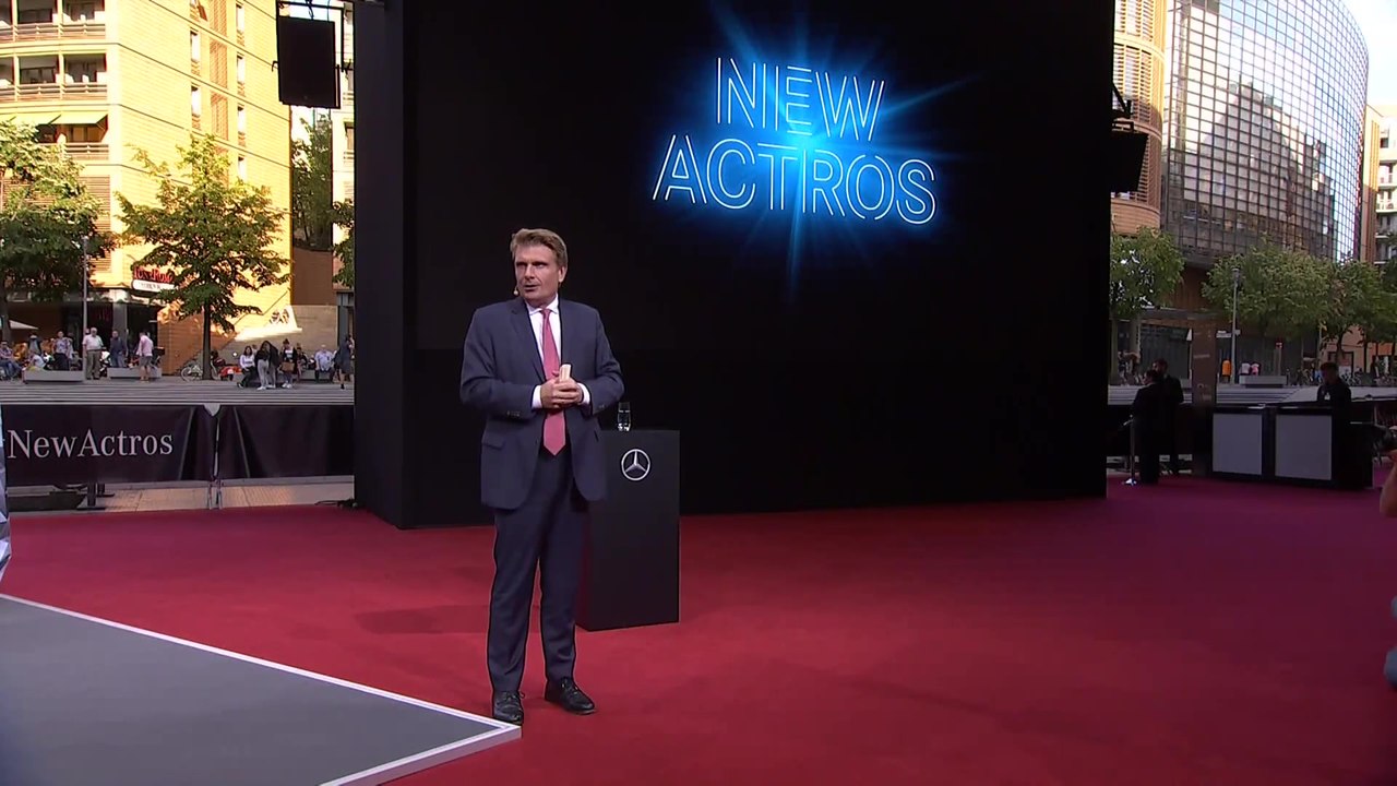 Weltpremiere des neuen Mercedes-Benz Actros - Rede Thomas Bareiß